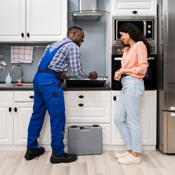 can you provide an estimate for cooktop repair before beginning any work in Mount Carbon WV